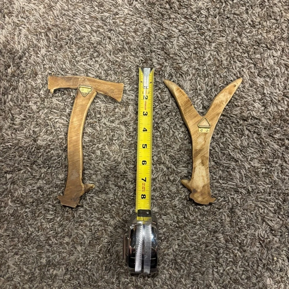 Decorative Antler Shaped Letters